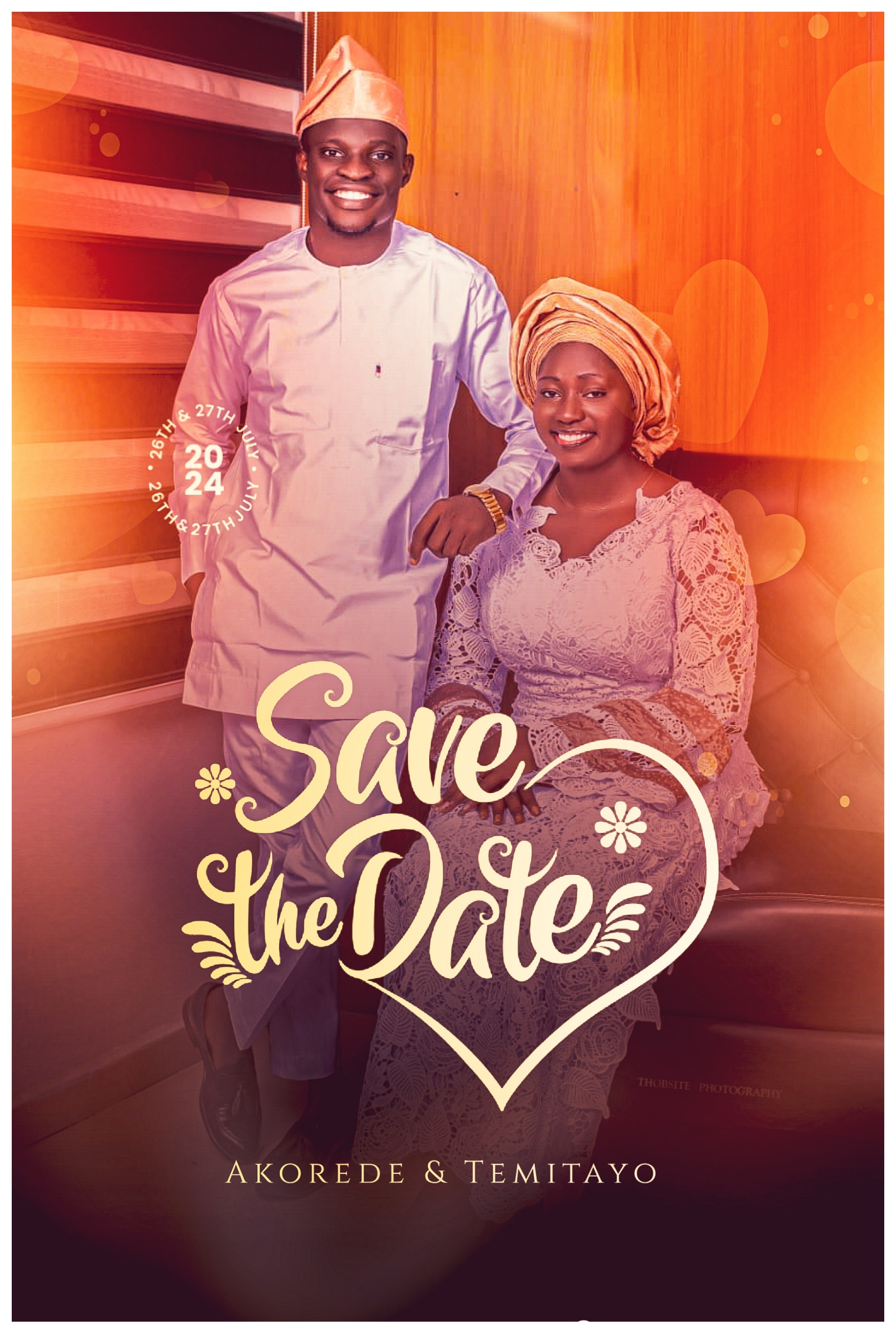 a wedding branding designs done for a couple in 2024